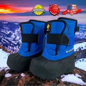 Columbia Bugaboot™ Celsius Boys/Girls TODDLER size 4 Waterproof Boots 400g Blue